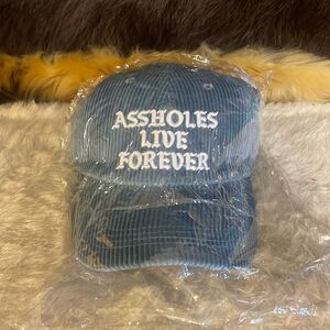 Assholes live forever hat OS (6011) NEW